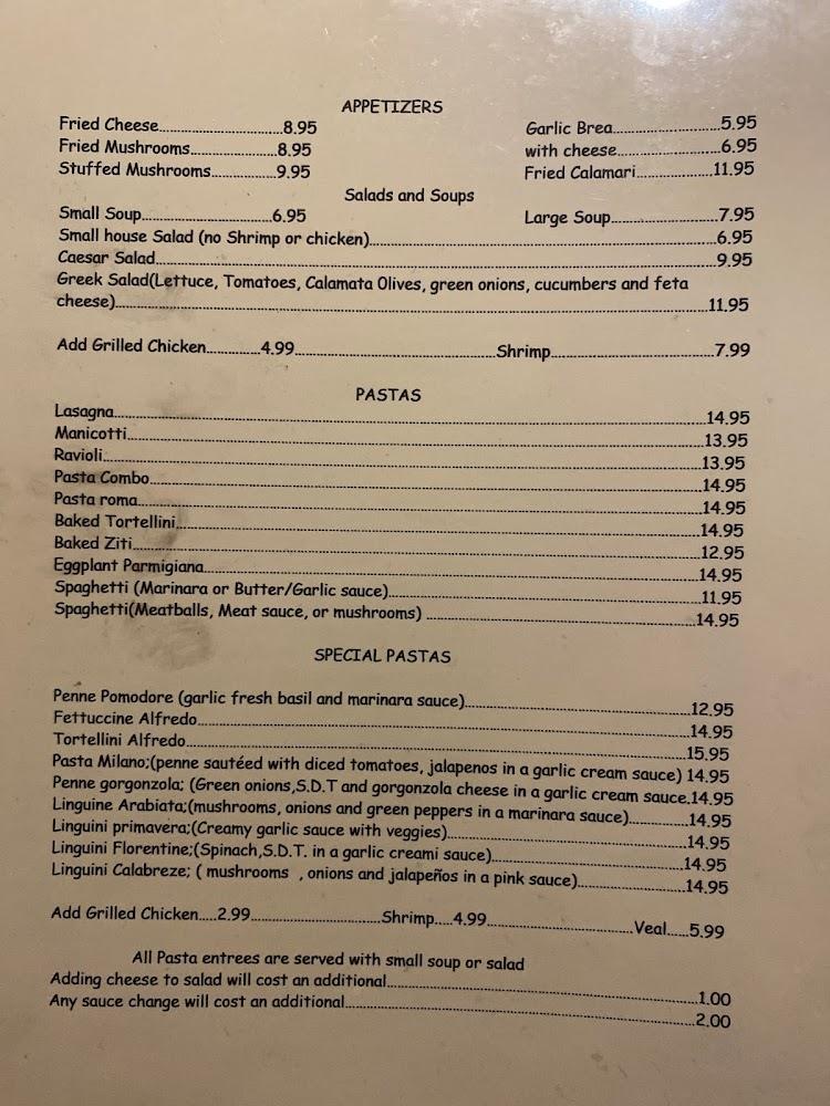 La Piazza Italian Restaurant Menu image 4